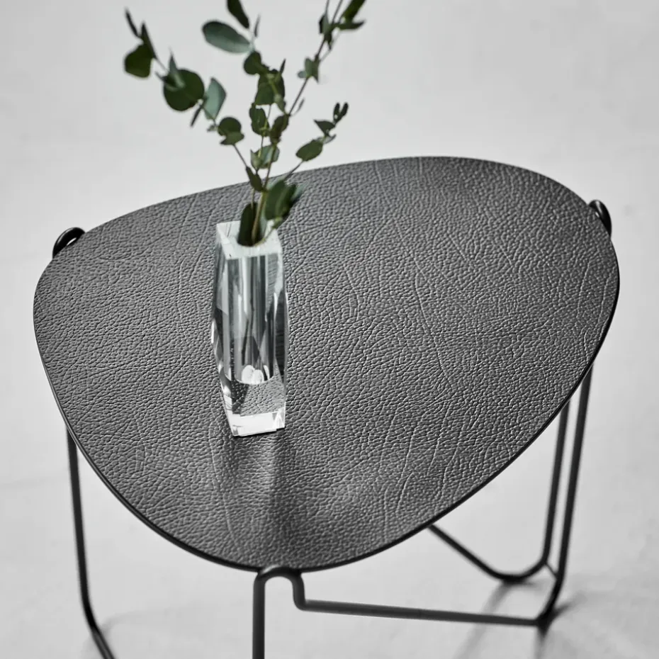 Mesa auxiliar Curve Chameleon Hippo, Black-anthracite