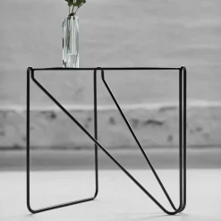 Mesa auxiliar Curve Chameleon Hippo, Black-anthracite