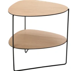 Mesa auxiliar Curve Double, roble