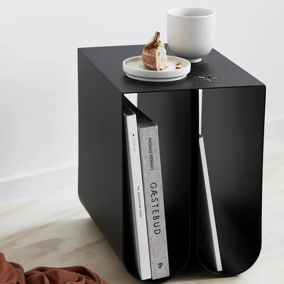 Mesa auxiliar Curved, Stainless steel