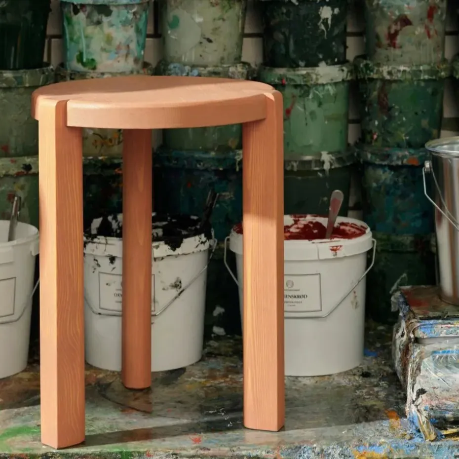 Mesa auxiliar D108 Ragnesminde Ø35 cm, Melocotón