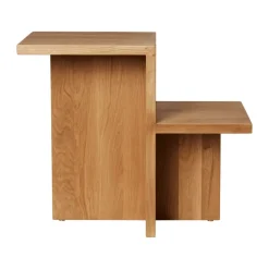 Mesa auxiliar Distinct 59,5x35x50 cm, Natural oak