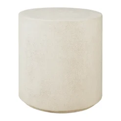 Mesa auxiliar Elements Ø40 cm, off-white