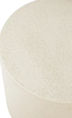 Mesa auxiliar Elements Ø40 cm, off-white