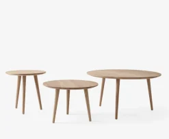 Mesa auxiliar In Between SK14 Ø90 cm, Oiled oak