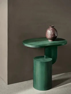 Mesa auxiliar Insert, Myrtle Green Stained