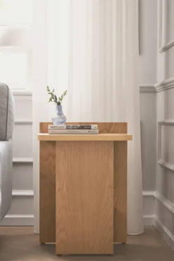 Mesa auxiliar Ismo, Roble