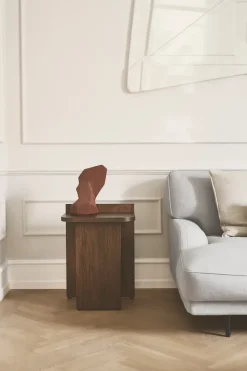 Mesa auxiliar Ismo, Roble oscuro