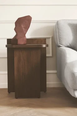 Mesa auxiliar Ismo, Roble oscuro