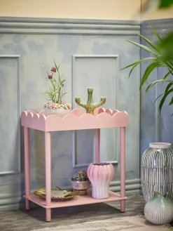 Mesa auxiliar Isola 60x68 cm, Rosa