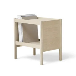 Mesa auxiliar Journal 29x43 cm, Roble blanco