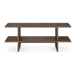 Mesa auxiliar Kabuki , Teak brown