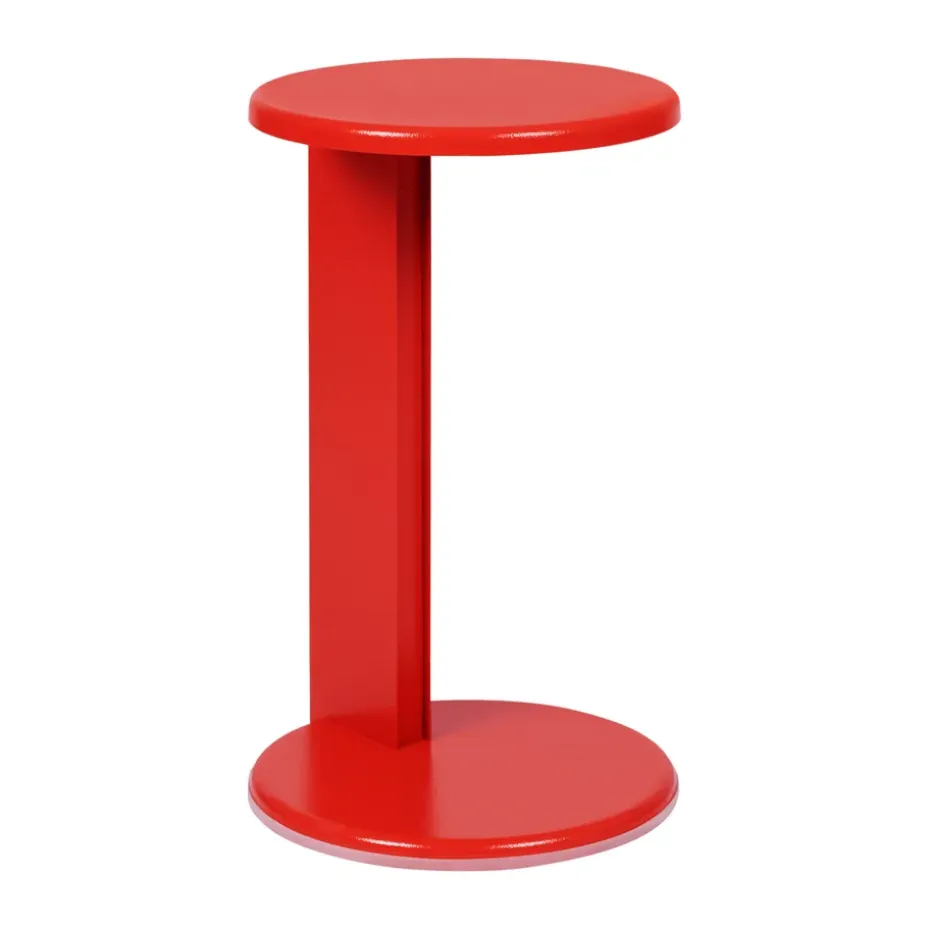 Mesa auxiliar Lolly 56 cm, Traffic red gloss