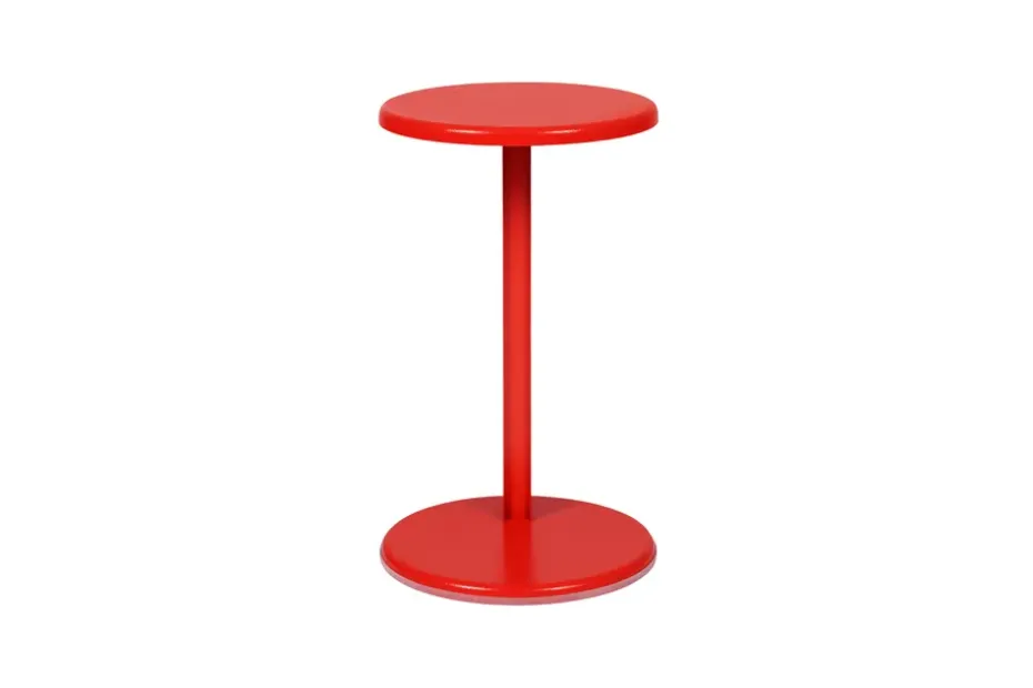 Mesa auxiliar Lolly 56 cm, Traffic red gloss