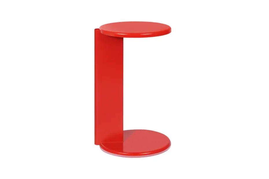 Mesa auxiliar Lolly 56 cm, Traffic red gloss