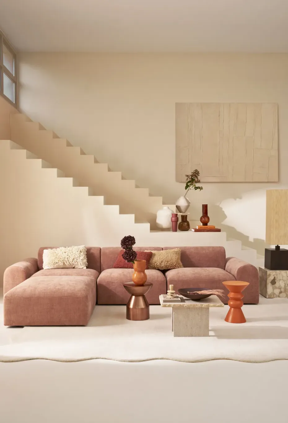 Mesa auxiliar Luova 43 cm, Flame