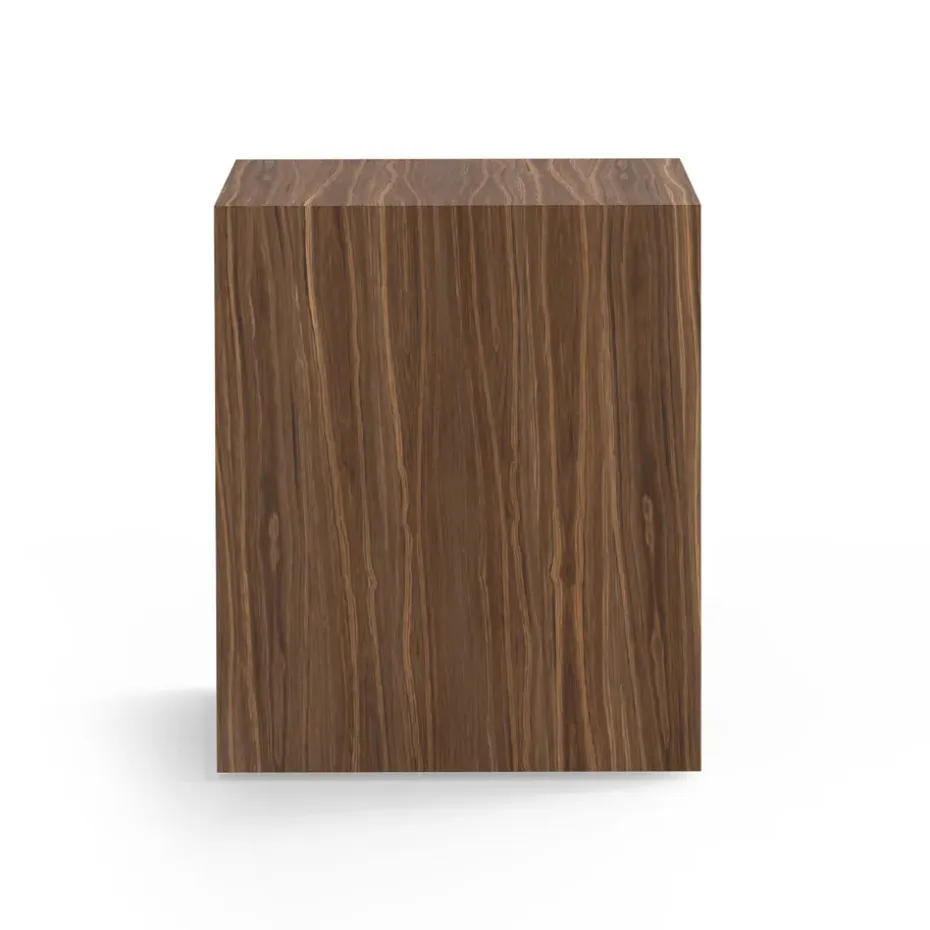 Mesa auxiliar Mass 40x40x47 cm, Nogal