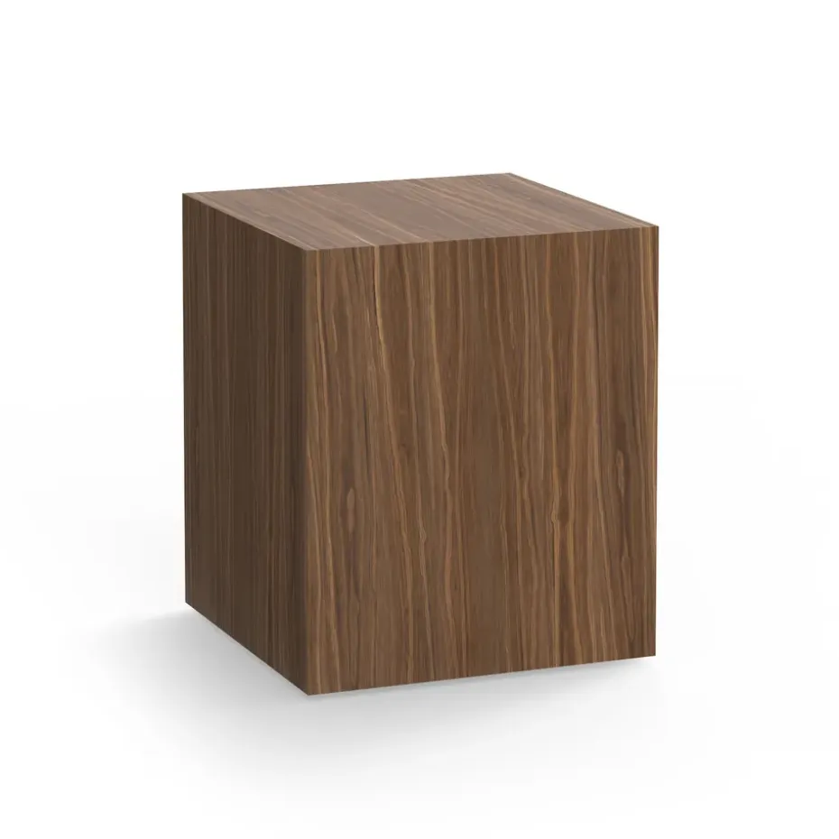 Mesa auxiliar Mass 40x40x47 cm, Nogal