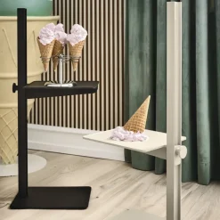 Mesa auxiliar Museum, Beige