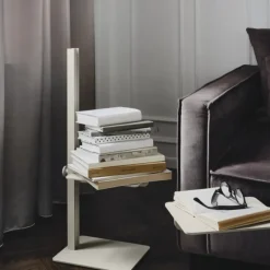 Mesa auxiliar Museum, Blanco