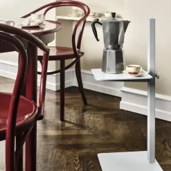 Mesa auxiliar Museum, Blanco