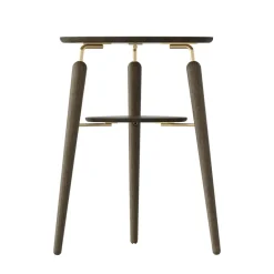 Mesa auxiliar My Spot, Roble negro-latón