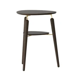 Mesa auxiliar My Spot, Roble negro-latón