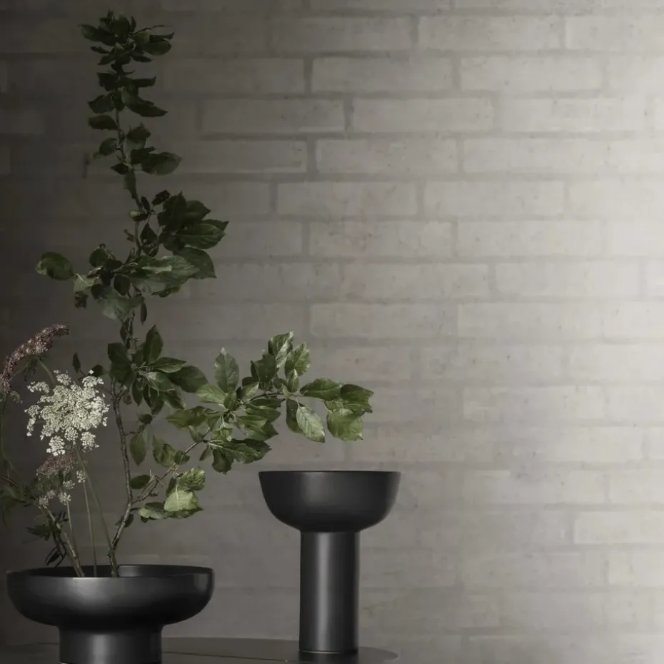 Mesa auxiliar ORU S, Ø35 cm, Negro