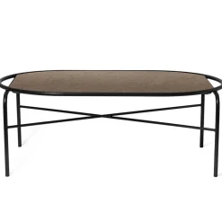 Mesa auxiliar ovalada Secant granito, Antique brown