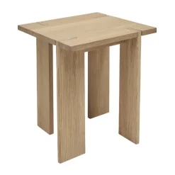 Mesa auxiliar OY Square alta 45x40x40 cm, Nature