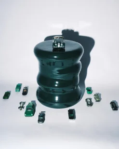 Mesa auxiliar Pawn Ø29x34 cm, Green