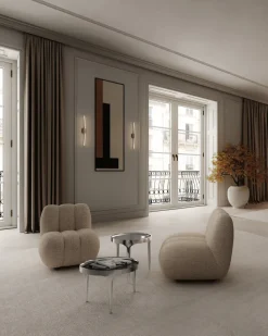 Mesa auxiliar Phantom, Chrome tall