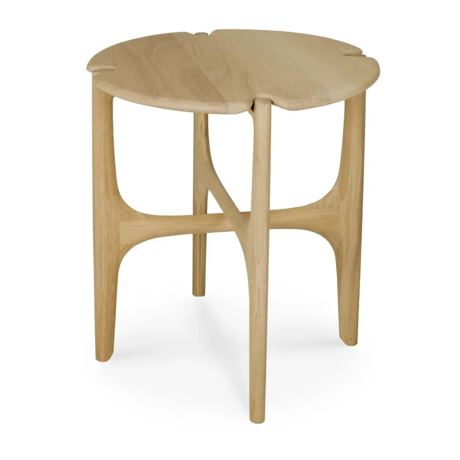 Mesa auxiliar PI, Lackad teak