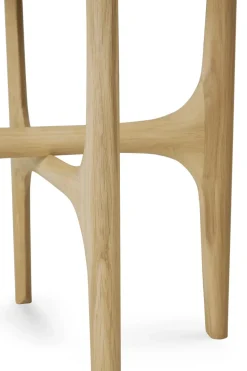 Mesa auxiliar PI, Lackad teak