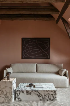 Mesa auxiliar Plinth tall 30x30x51 cm, Multi rose