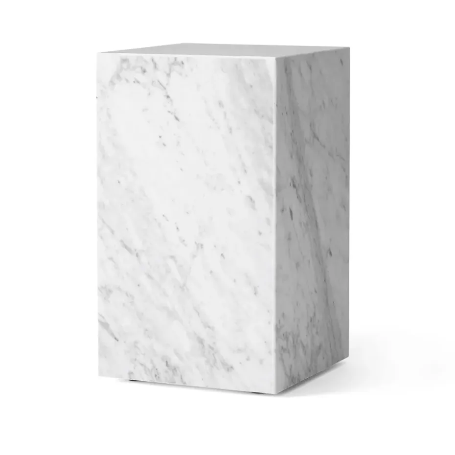 Mesa auxiliar Plinth tall 30x30x51 cm, White