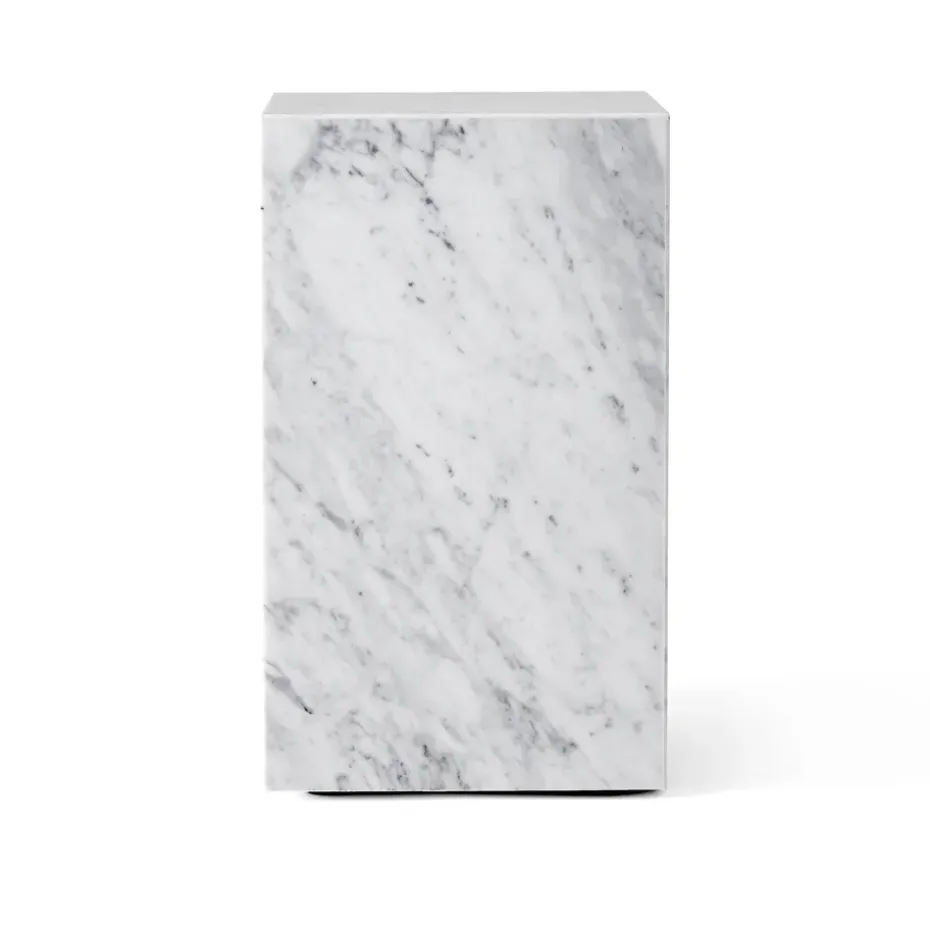 Mesa auxiliar Plinth tall 30x30x51 cm, White