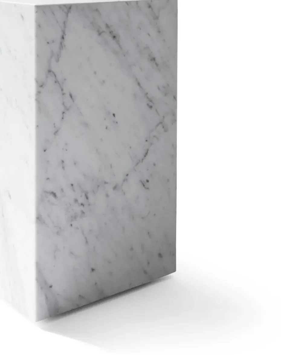 Mesa auxiliar Plinth tall 30x30x51 cm, White