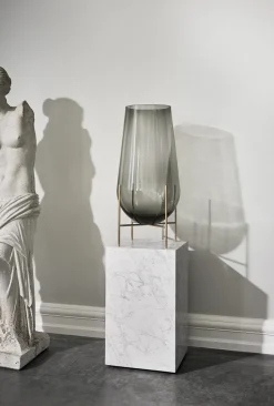 Mesa auxiliar Plinth tall 30x30x51 cm, White