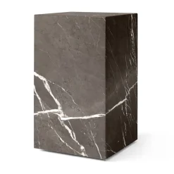 Mesa auxiliar Plinth tall 30x30x51 cm, Brown, pino