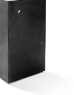 Mesa auxiliar Plinth tall 30x30x51 cm, Black, pino