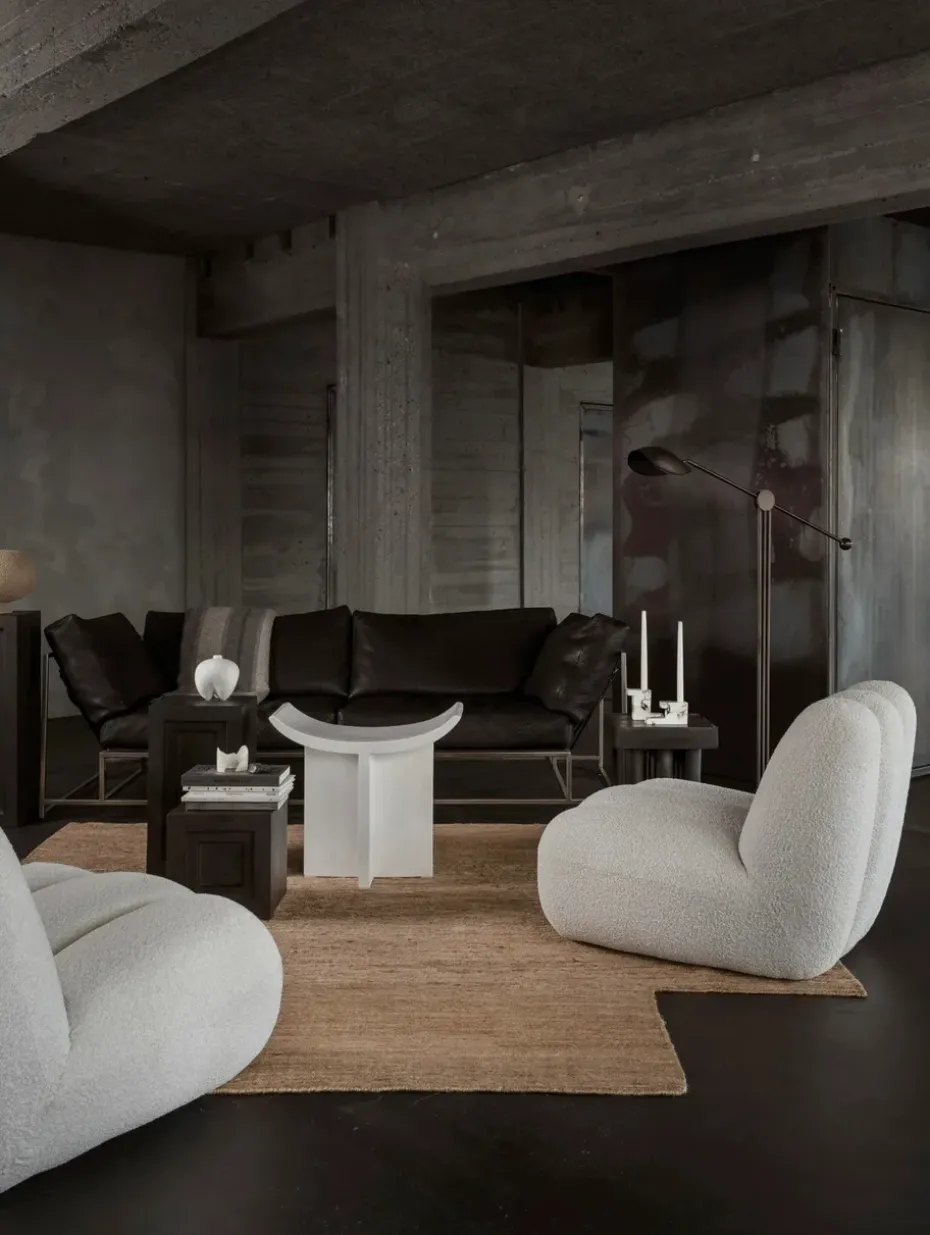 Mesa auxiliar Podium maxi 80 cm, coffee