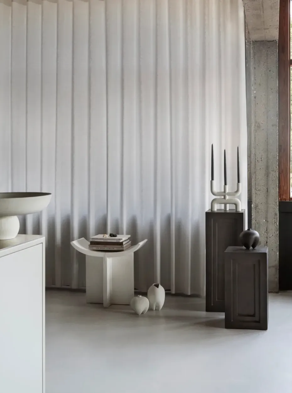 Mesa auxiliar Podium maxi 80 cm, coffee