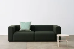 Mesa auxiliar Rebar Ø45 cm, Beige marble-alabaster