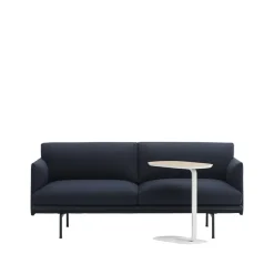 Mesa auxiliar Relate 60,5 cm, roble-off white