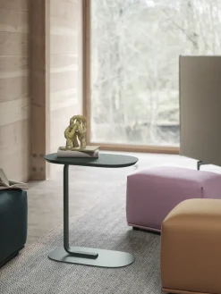 Mesa auxiliar Relate 60,5 cm, verde oscuro