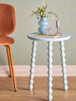 Mesa auxiliar Salino, Azul