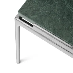 Mesa auxiliar Sett LN11, Verde guatemala-dark chrome