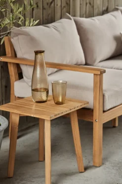 Mesa auxiliar Sköndal teca, 35x35x40 cm