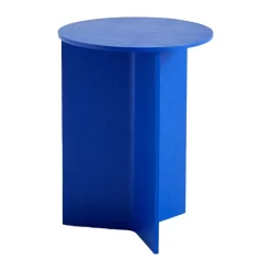 Mesa auxiliar Slit high Ø35 cm, Vivid blue